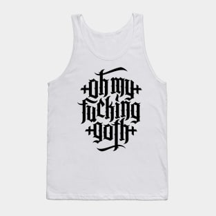 Oh my fucking goth / OMFG No.2 (black) Tank Top